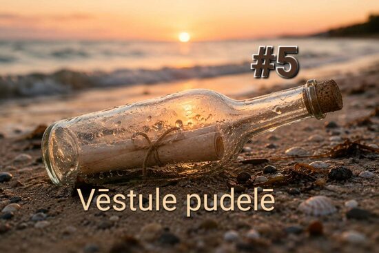 Vēstule pudelē #5 (digitāla vēstule)