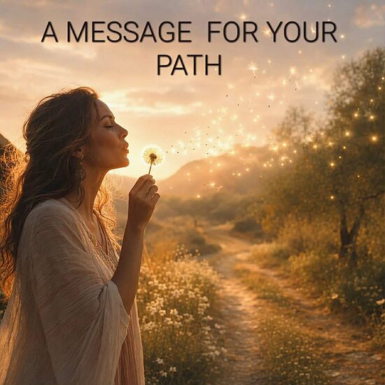 A MESSAGE FOR YOUR PATH